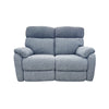 Cortez Electric Recliner Lounge Suite in Thunderstorm Blue Fabric