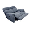 Cortez Electric Recliner Lounge Suite in Thunderstorm Blue Fabric