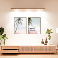 Roadie Wall Art - Pastels, Palms and Combi's
