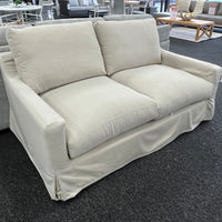 Pembroke Loose Cover 2.5 Seater - NZ Made - Tyler Linen Fabric