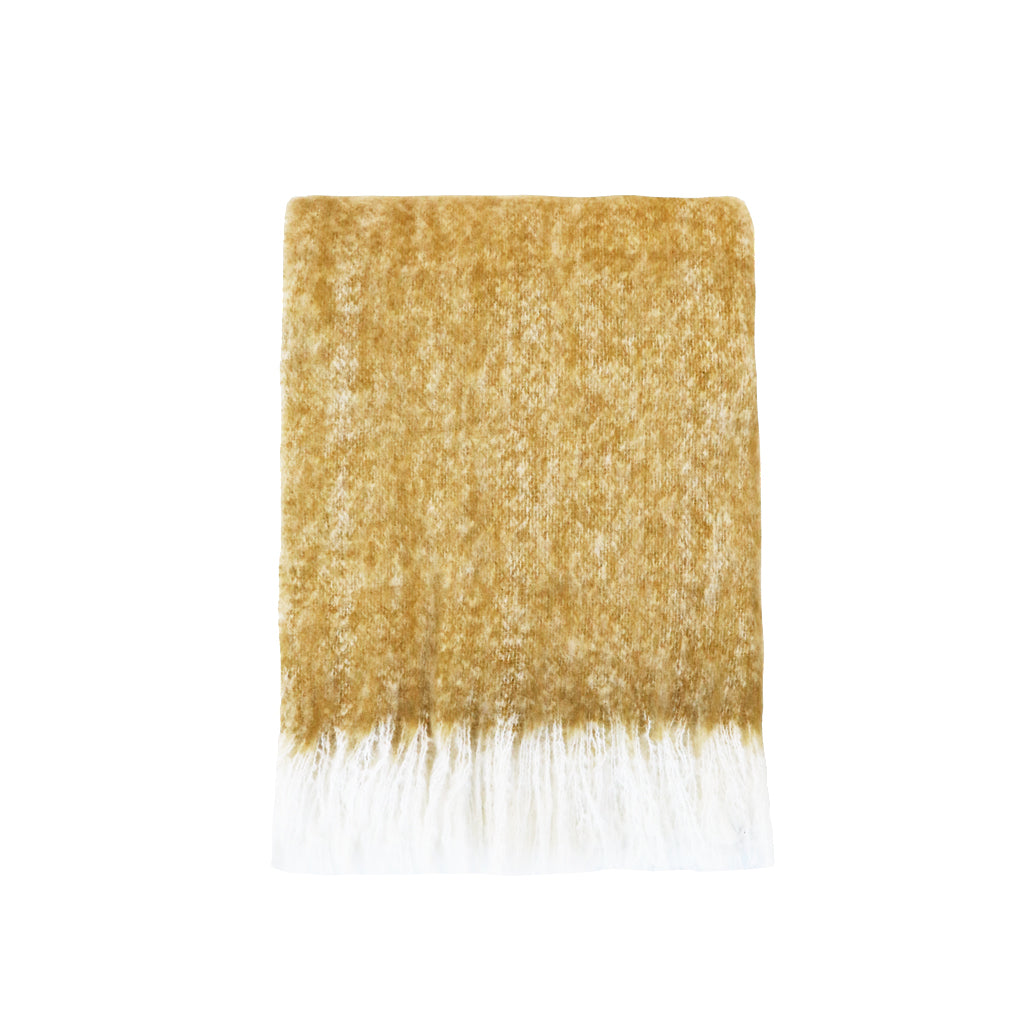 Sorrento Throw - Wool Blend - Turmeric