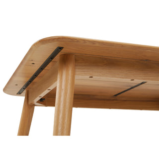 Luna Dining Table 130x80cm - American White Oak Timber - Danish Oil