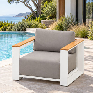 Ibiza Outdoor Lounge Chair - White