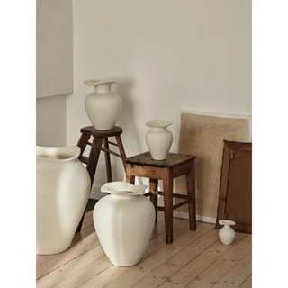 Broste Florentina Vase - Off White - Extra Small