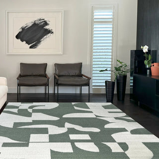 Rug - Brax - Abstract Olive - 160x230cm