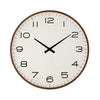 Cody Wall Clock 51cm - Walnut