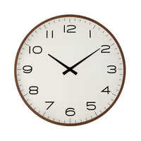 Cody Wall Clock 51cm - Walnut