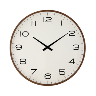 Cody Wall Clock 51cm - Walnut