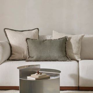 Cushion - Darcy with Feather Inner - Sage