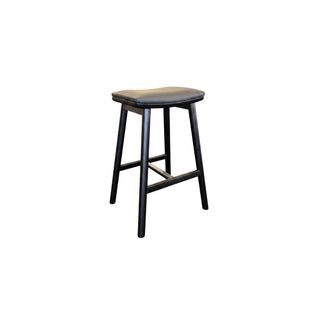 Boden Solid Oak Counter Stool - Black Stained