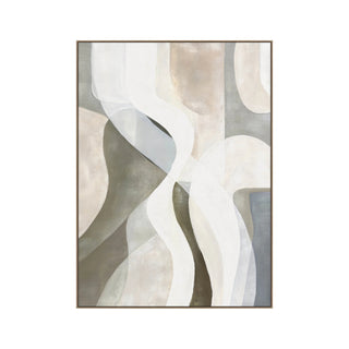 Wall Art - Aesthetic - Canvas w Oak Frame - 110x115cm