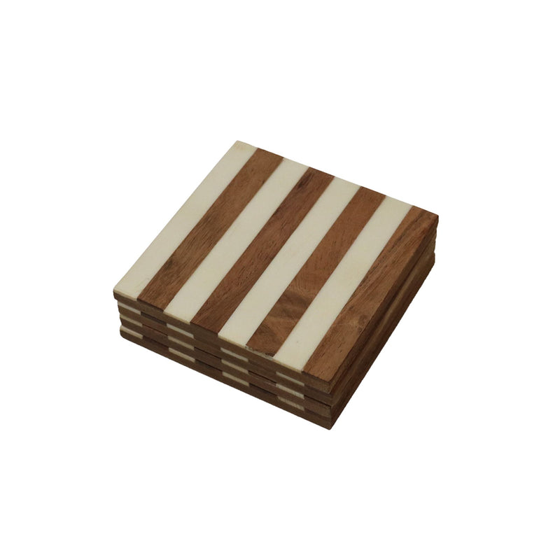 Coasters with a Stripe Design | FURNISH