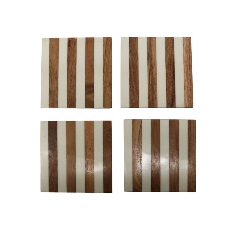 Coasters with a Stripe Design | FURNISH