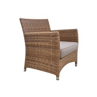Cayman Outdoor Lounge Chair - Kubu Natural Rehau German Wicker