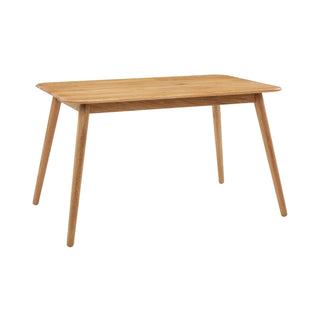 Luna Dining Table 130x80cm - American White Oak Timber - Danish Oil