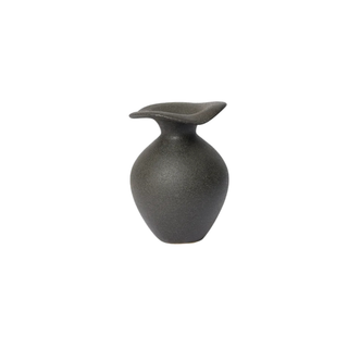 Broste Florentina Vase - Matt Black - Small