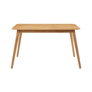 Luna Dining Table 130x80cm - American White Oak Timber - Danish Oil