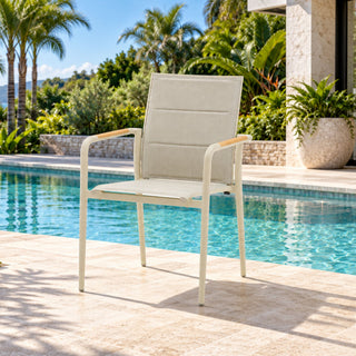 Swing Outdoor Dining Chair - White