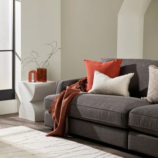 Throw - Chester - Wool/Recycled Polyester - Brick