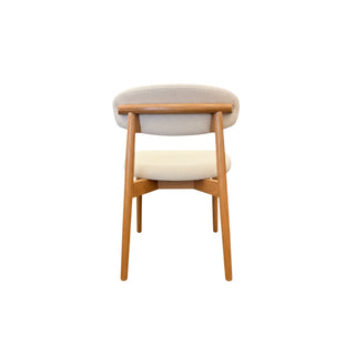 Ollo Oak Dining Chair - Natural Fabric