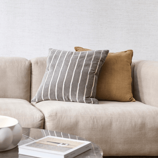 Cushion - Eden With Feather Inner - Slate Green