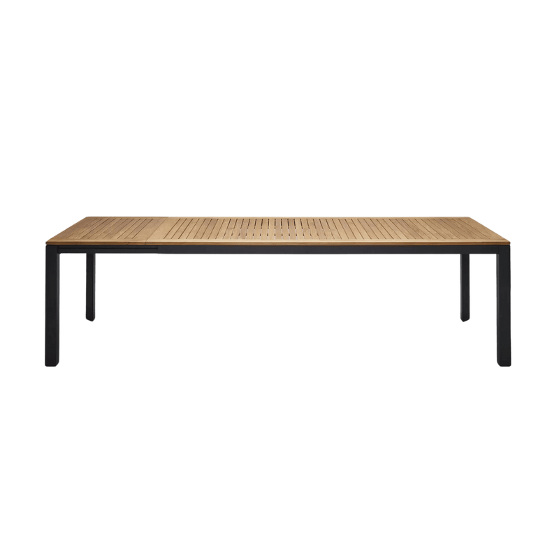 Grove Large Extension Outdoor Dining Table 220/280x100 - Charcoal