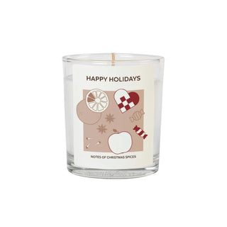 Christmas Scented Candle - Happy Holidays Scent