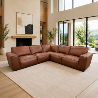 Tribeca Modular 5pc Suite - Urban Sofa Cat 15 - Kings Road Tan Leather
