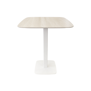 Moorea Ceramic Outdoor Bar Table - White