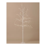 150cm White Arctic Birch Seed Light Tree