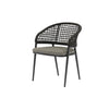 Ibis Outdoor Dining Chair - Charcoal