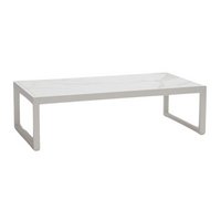 Copenhagen Ceramic Outdoor Coffee Table - White