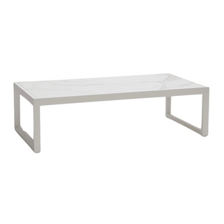 Copenhagen Ceramic Outdoor Coffee Table - White