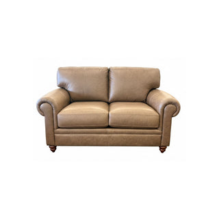 Galloway 2 Seater Sofa - Urban Sofa - RWB Brown Full Grain Leather