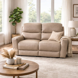 Sweeney Zero Gravity 2ReRe Power Recliner Sofa w. Power Headrest - Urban Sofa - Texas Thunder Leather
