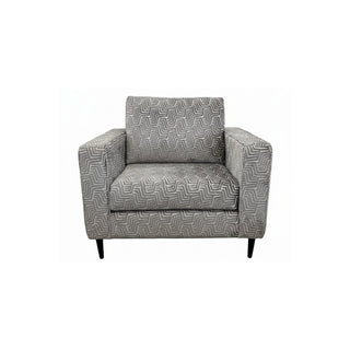 Prague 1.5 Seater - NZ Made - Warwick Plaza Pewter Fabric