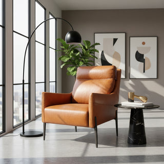 Cristo Chair - Urban Sofa - Antique Tan Full Grain Natural Leather