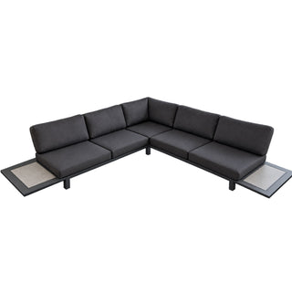 Carbon Outdoor Corner Suite - Charcoal