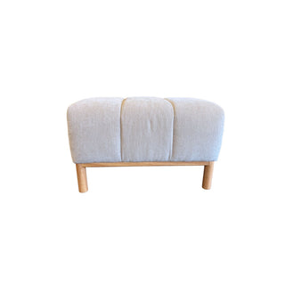 Terni Footstool - Urban Sofa - Paris Whitecap Fabric