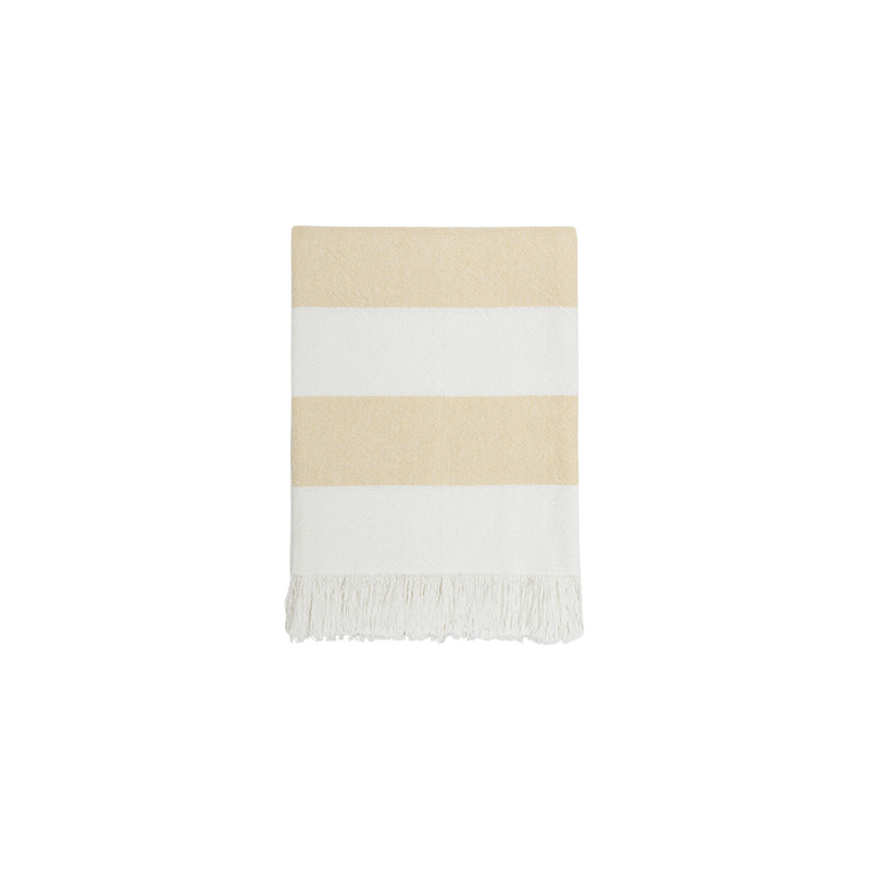 Throw - Cheltenham - 100% Cotton - Butter