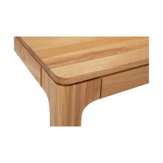 Aurora Oak Natural Dining Table 180x95cm - Solid American White Oak Timber