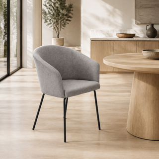 Westin Dining Chair - Light Grey Fabric