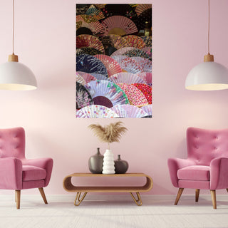 Fan Tale Glass Wall Art