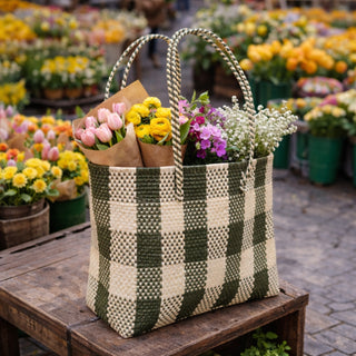 Grazia Basket - Khaki - Large