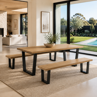 Calia Medium Oak Bench - 1470
