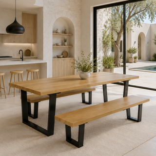 Calia Extra Large Oak Bench - 2000
