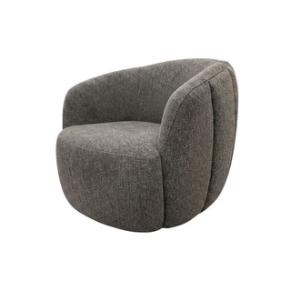 Petal Swivel Chair with Auto Return - Urban Sofa - Elgin Blue Grey Fabric