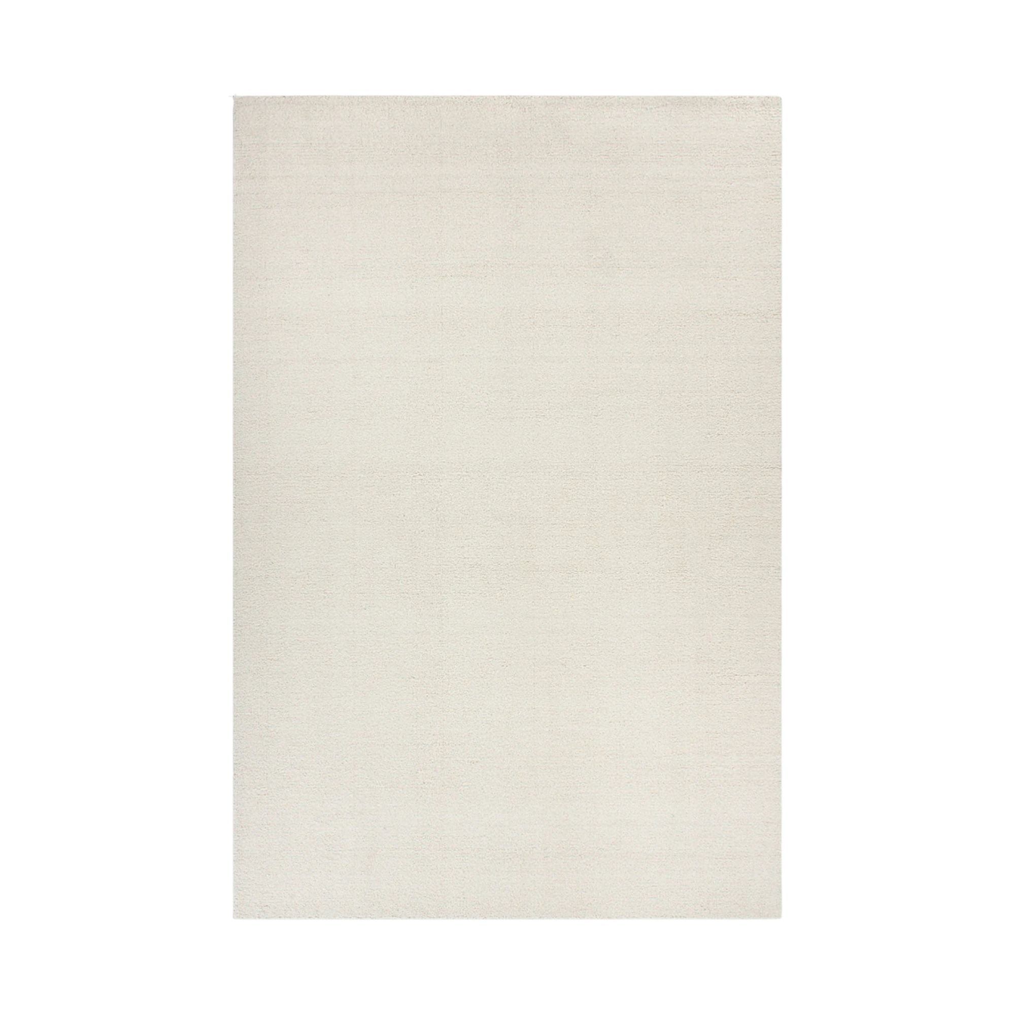 Beige rug on a white background Boucle pile