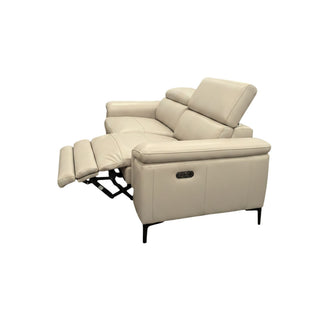 Marley 3+2 Suite Power Lounge Suite with Adjustable Headrests - Urban Sofa - Westeros Dove Grey Leather