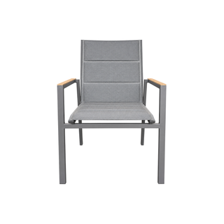 Lopez Outdoor Dining Chair - Charcoal